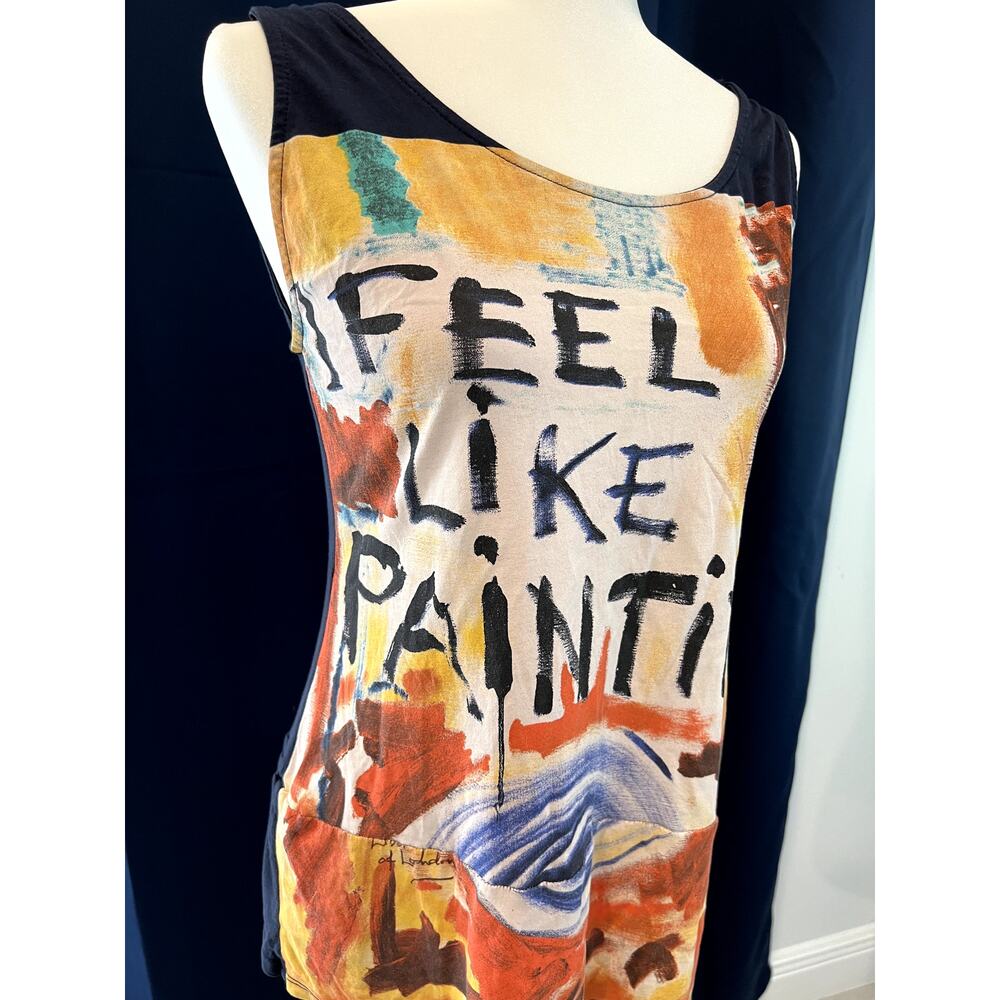 I FEEL LIKE PAINTING Tank Ronnie Wood Rolling Stones‎ Liberty of London RARE